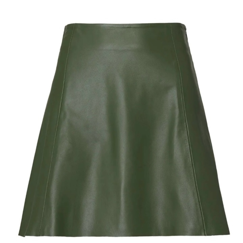 Veda Leather Skirt, Size S
